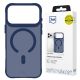 16. 3mk Smoke MagCase for iPhone 17 Pro Max - Blue-Translucent