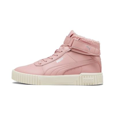 2. Puma CARINA 2.0 MID WTR women's winter shoes insulated sneakers made of eco-leather pink (385852-04)