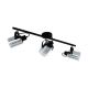 BERREGAS 3XE27 spotlight black/chrome