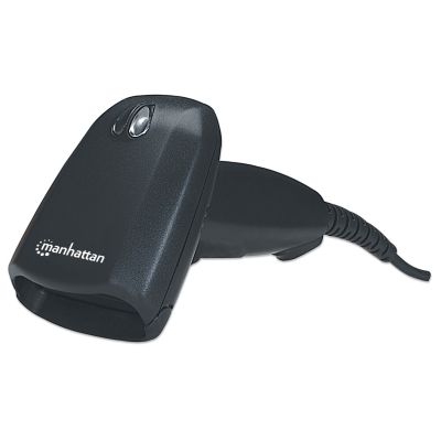 4. Manhattan 177672 Barcode Reader Handheld 1D CCD Barcode Reader Black