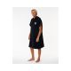 2. RIP CURL Logo Hooded Towel Poncho Black
