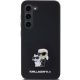 3. Karl Lagerfeld Silicone Karl&Choupette Metal Pin case for Samsung Galaxy S23 - black