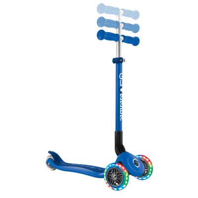 18. Globber Primo Foldable Lights 3-Wheel Scooter 432-100-2 HS-TNK-000013800