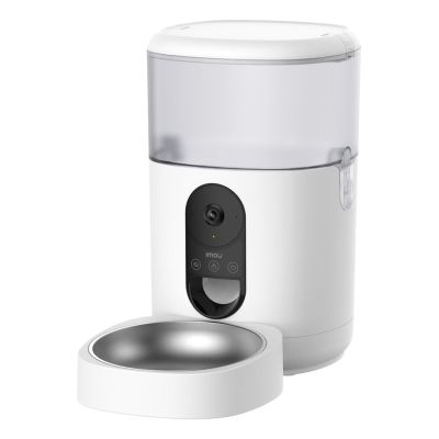 16. Imou PF1 4L Dog or Cat Feeder/Water Stainless Steel White Cat Automatic Pet Feeder