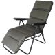 GARDEN ARMCHAIR WITH FOOTREST 57x83x106CM GREY-GREEN