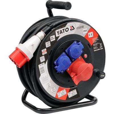 2. Yato YT-8120 reel 3 x power socket 25 m