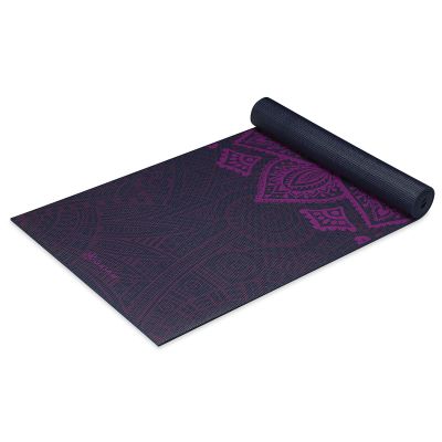12. Gaiam Plum Sundial Yoga Mat 6 mm 62572