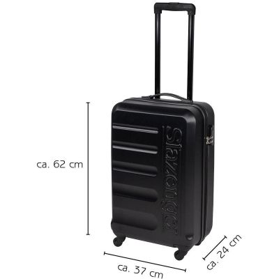 32. SET OF 3 SUITCASE 18/22/26 INCHES BLACK SLAZENGER