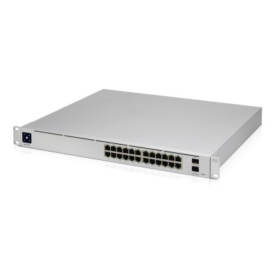 3. Switch Ubiquiti UniFi Pro 24 PoE 26p PoE (PoE+: 16; PoE++: 8;) Managed Gigabit (USW-Pro-24-POE-EU)