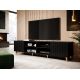 5. TV cabinet PAFOS 200x40x52 black matt