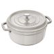 4. Round cast iron pot STAUB 40501-413-0 – White Truffle 5.2 l