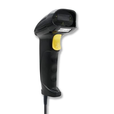 8. QOLTEC LASER BARCODE READER | 1D | USB | BLACK