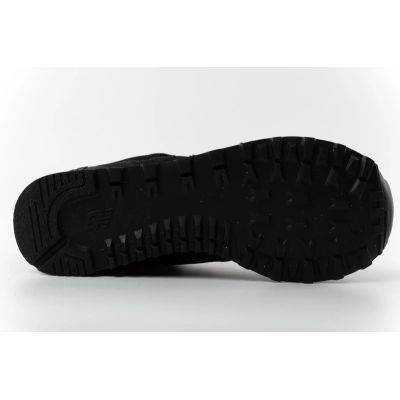 9. New Balance men's 515 black suede leather sneakers