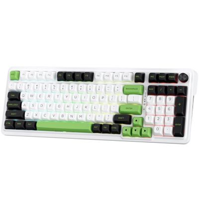 5. REDRAGON K686WBG-RGB-MAX Eisa Max Keyboard USB + RF Wireless + Bluetooth White, Black