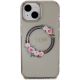 3. Guess IML Flowers Wreath MagSafe case for iPhone 15 / 14 / 13 - black
