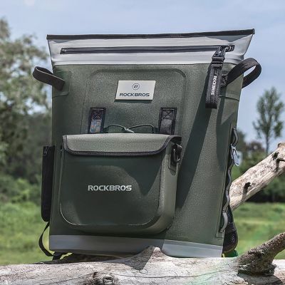 4. Rockbros Thermal Backpack with Insulation 18l Ergonomic - Green