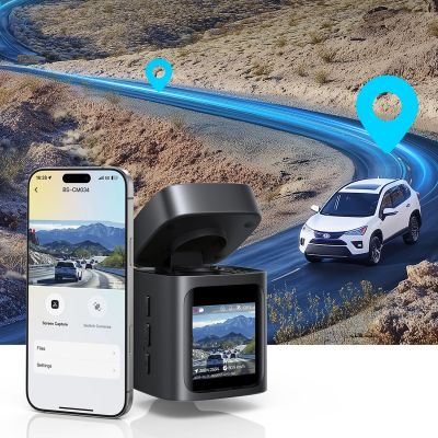 13. Baseus PrimeTrip VD1 car camera video recorder 2K+1080p - black