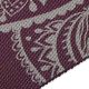 12. Gaiam Midnight Plum Sundial Flower Yoga Mat 5mm 65734