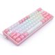 6. REDRAGON K616 Fizz Pro white/pink keyboard USB + RF Wireless + Bluetooth Pink, White