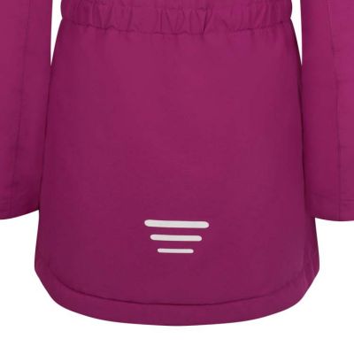 6. Trollkids Girls Alesund Coat Waterproof Pink Down Jacket (301-235)