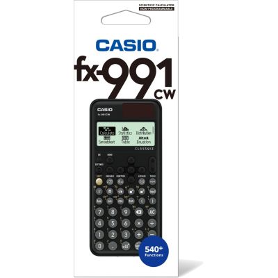 15. CASIO FX-991CW SCIENTIFIC CALCULATOR BOX. Black.