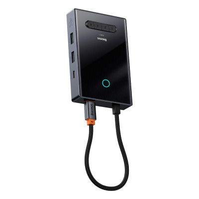3. Baseus PioneerJoy 8-in-1 USB-C hub HDMI 4K@60Hz + HDMI 4K@30Hz + DisplayPort 8K@30Hz + VGA + 2 x USB-A 3.0 + 2 x USB-C - gray