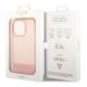 8. Guess Translucent iPhone 14 Pro Max 6.7" Case - Pink