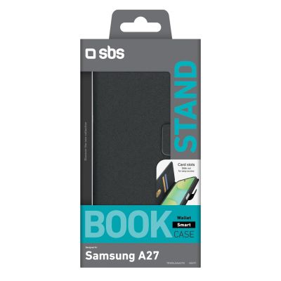 2. SBS Wallet Smooth Case for Samsung Galaxy A27 with Flip - Black