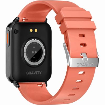 11. Smartwatch Gravity Red Black 2 Straps GT17-10