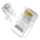 5. Ugreen 10x plug plug coupler end RJ45 8P8C Cat 6 transparent (50961)