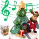 CHRISTMAS DECORATION WITH A PLAYING REINDEER
