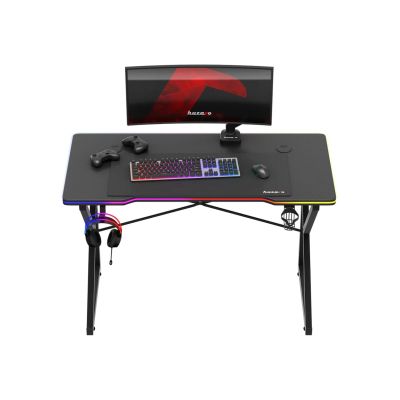 16. Huzaro Hero 1.7 RGB Black Gaming Desk