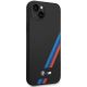 4. BMW Silicone Slanted Stripes Case for iPhone 14 Plus / 15 Plus - Black