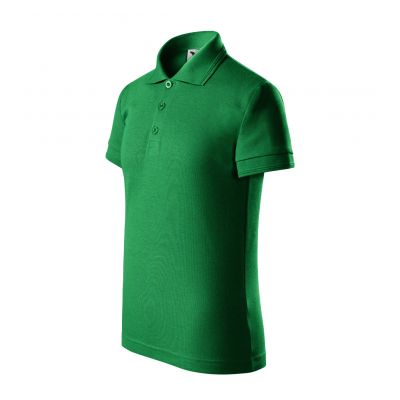 Kids' Pique Polo Shirt (Grass Green)