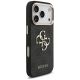 4. Guess 4G Big 4G Classic Logo Case for iPhone 17 Pro - Black and Gold