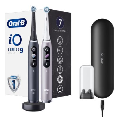 8. Oral-B iO 80363731 Electric Toothbrush Adult Rotating-Pulsating Toothbrush Black, Silver