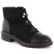 14. Women’s Black Suede-Look Ankle Boots with Warm Lining M.Daszyński SA252-4