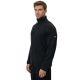 5. Men's fleece 4F M443 deep black melange 4FWSS26TFLEM443 20M