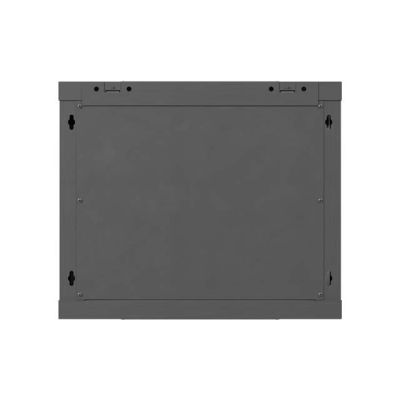 13. Lanberg 19" 9U 600x600 black wall-mounted rack cabinet with perforated doors (flat pack)