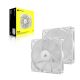 4. Corsair RS140 Computer Case Fan 14cm White 2 pcs.