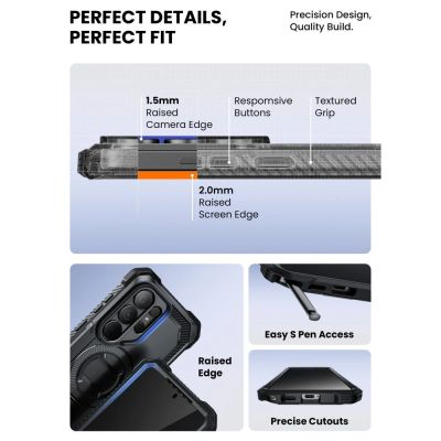 9. Supcase iBlason ArmorBox Clip Mag MagSafe Case for Samsung Galaxy S26 Ultra - Black