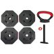 16. COMPOSITE Dumbbell KETTLEBELL 10KG (4x2.5KG) EB FIT
