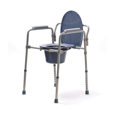 4. Folding toilet chair with adjustable height