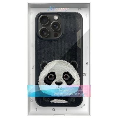 10. Nimmy Big Eyed Pet 2.0 Panda case for iPhone 15 Pro - black