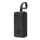 2. Wozinsky W8-W 30000 mAh 30W Powerbank 2x USB-A and USB-C with Flashlight - Black