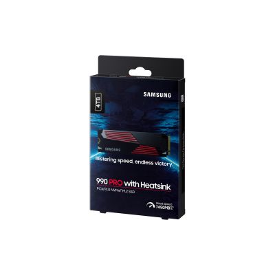 28. SSD PCIE G4 M.2 NVME 4TB W/HS/990 PRO MZ-V9P4T0CW SAMSUNG