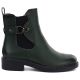 2. Women's ankle boots, insulated, green, M.Daszyński SA252-7