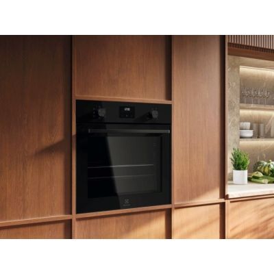 4. Electrolux LOF3H10K 700 72 l electric oven | convection | telescopic guides | steam cleaning | black