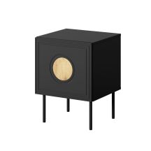 Nightstand 2 pcs. PALAZZO 44.5x40x59 black + craft oak