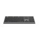 2. GEMBIRD SLIM WIRED MULTIMEDIA KEYBOARD BLACK, USB-C, US LAYOUT
